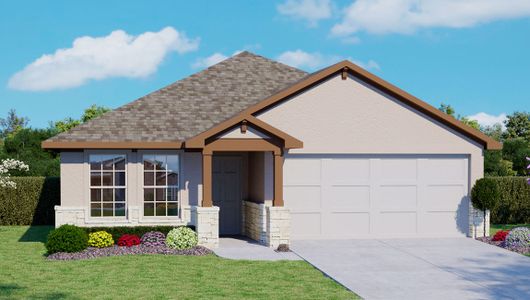 New construction Single-Family house The Knight, 29504 Copper Crossing, Bulverde, TX 78163 - photo