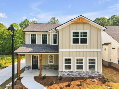 New construction Single-Family house 321 Creek Wood Park Drive, Ball Ground, GA 30107 Hillside- photo 0