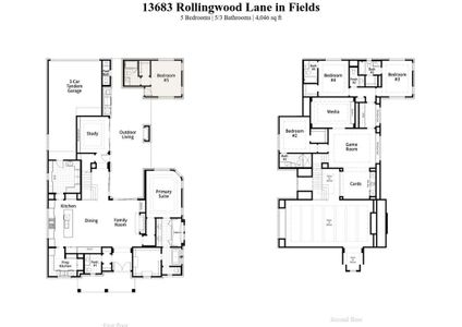 New construction Single-Family house 13683 Rollingwood Lane, Frisco, TX 75033 Plan Sebastian- photo 1 1