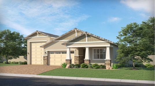 New construction Single-Family house 21877 East Twin Acres Court, Queen Creek, AZ 85142 Wayfarer II- photo 0
