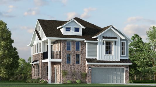 New construction Single-Family house 7614 Redbud Orchard Road, Katy, TX 77493 Riverdale - Courtyard Collection- photo