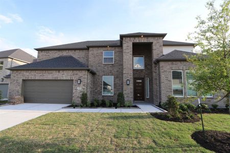 New construction Single-Family house 21615 Cabramatta Field Drive, Cypress, TX 77433 Palisade- photo 0 0