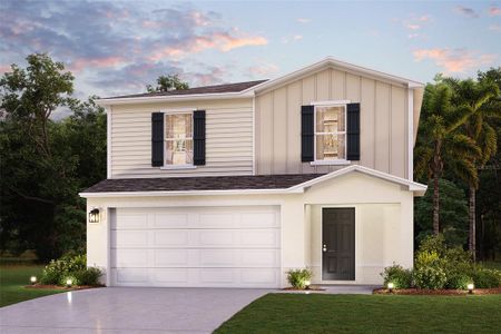 New construction Single-Family house 1691 Indiana Loop, Sumterville, FL 33585 LYNFORD- photo 0