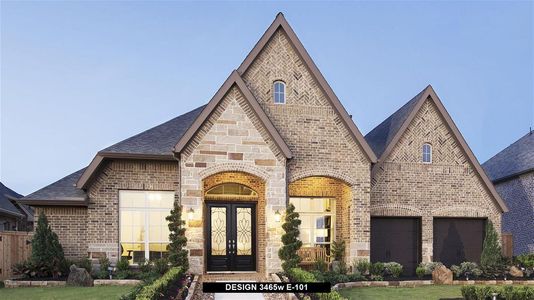 New construction Single-Family house 5202 Aster Ridge Lane, Manvel, TX 77583 Design 3465W- photo 2 2