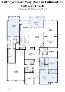 New construction Single-Family house 4707 Sycamore Way Road, Fulshear, TX 77441 274 Plan- photo
