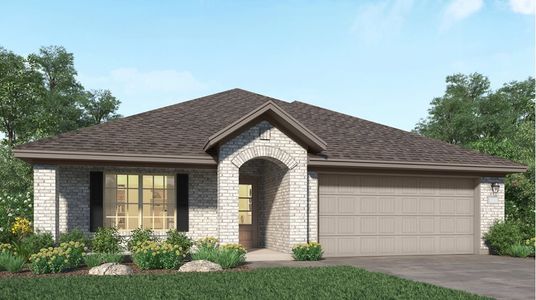 New construction Single-Family house 16907 Pin Cherry Leaf Drive, New Caney, TX 77357 Clover II- photo 0 0