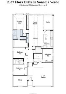 New construction Single-Family house 2337 Flora Drive, McLendon-Chisholm, TX 75032 Matisse Plan- photo 1 1