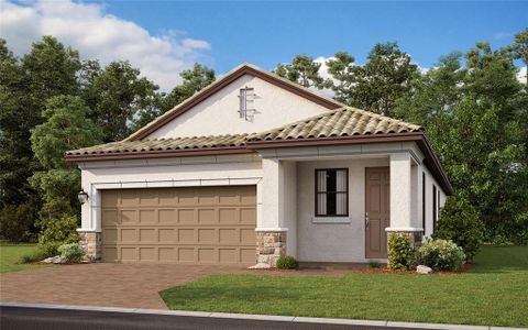 New construction Single-Family house 1112 Via Galuppi Street, Poinciana, FL 34759 Salina- photo 0
