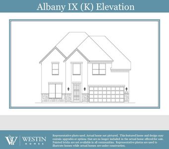 New construction Single-Family house The Albany IX, 26523 Gleaming Dawn Way, Richmond, TX 77406 - photo