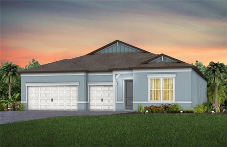New construction Single-Family house 5343 Everlong Drive, Apollo Beach, FL 33572 Merlot- photo 0