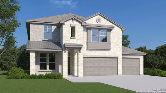 New construction Single-Family house 327 Steele Way, Cibolo, TX 78108 The Clydesdale- photo 0