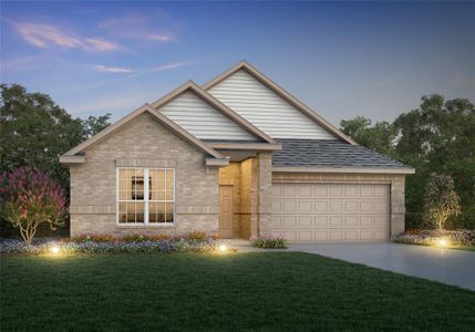 New construction Single-Family house 3036 Waxwing Drive, Brookshire, TX 77423 The Kirby- photo 0