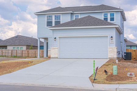 New construction Single-Family house 1919 Scare Crow, New Braunfels, TX 78130 The Pine View- photo
