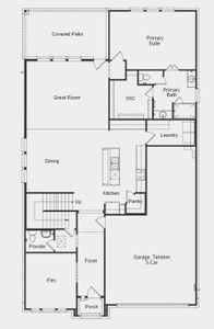 New construction Single-Family house 21810 Brooking Gorge Lane, Cypress, TX 77433 Bordeaux- photo 4 4