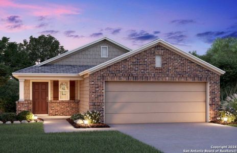 New construction Single-Family house 4274 Winston Way, New Braunfels, TX 78130 Azalea- photo 0