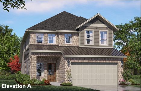 New construction Single-Family house 10715 Pine Pink, Conroe, TX 77385 Greenville- photo 0 0