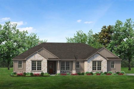 New construction Single-Family house 1200 County Road 200, Valley View, TX 76272 - photo 0