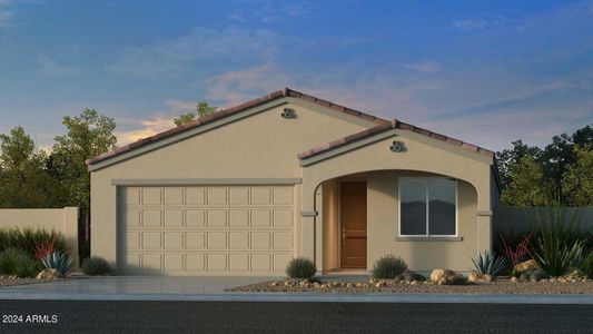 New construction Single-Family house 3718 E Peralta Canyon Lane, San Tan Valley, AZ 85140 Harlow- photo 0