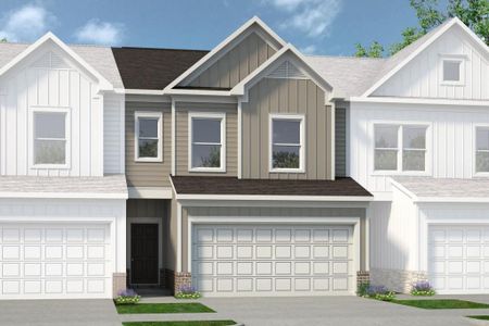 New construction Townhouse house 1072 Chastain Drive, Unit 45, Sugar Hill, GA 30518 Maddux II- photo 0