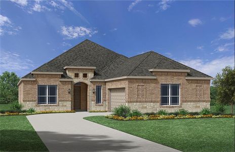 New construction Single-Family house 1530 Athena Avenue, Corinth, TX 76208 Round Rock B- photo 0 0