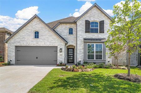 New construction Single-Family house 1733 Gateway Lane, Van Alstyne, TX 75495 Waverley Plan- photo 0