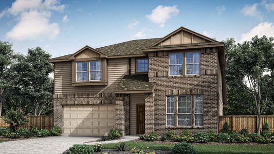 New construction Single-Family house The Driftwood, 105 Orchard Park Drive, Liberty Hill, TX 78642 - photo