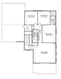 Floor Plan is flipped. Second Floor - Including but not limited to, Floor plan, rendering, design, selections, specifications, etc. are subject to changes made by Village Homes. Actual home is different from rendering included herein.