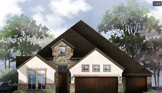 New construction Single-Family house 3034 Daplyn Park, Bulverde, TX 78163 Franklin : 60-2875F.1- photo 0 0