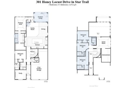 New construction Single-Family house 301 Honey Locust Drive, Prosper, TX 75078 512 Plan- photo 35 35