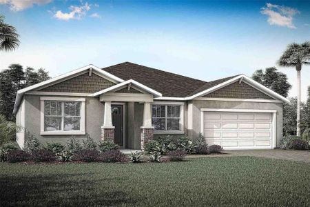 New construction Single-Family house 12354 54Th Street E, Parrish, FL 34219 The Red Rock- photo 0 0