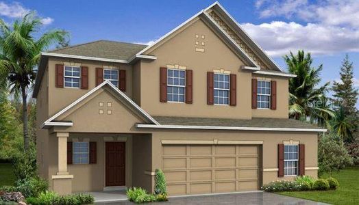 New construction Single-Family house 923 Fieldstone Way, Haines City, FL 33844 The Columbus- photo 0