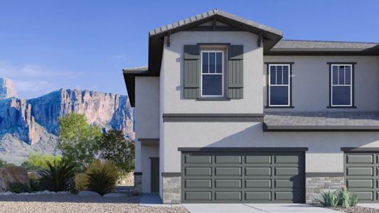 New construction Duplex house 5725 E Rose Garden Ln, Phoenix, AZ 85054 Little Rock- photo 0