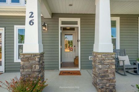 The Clayton Entrance and Front Porch