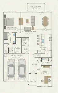 Pulte Homes, Keller floor plan