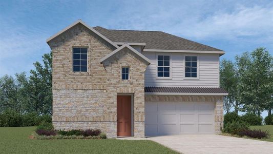 New construction Single-Family house 2300 Magnolia Hill Dr, Leander, TX 78641 The Kendall II - photo