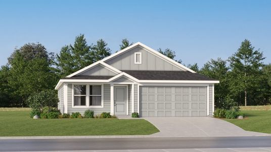 New construction Single-Family house 616 Clear Sky Drive, Lockhart, TX 78644 Newlin- photo 0