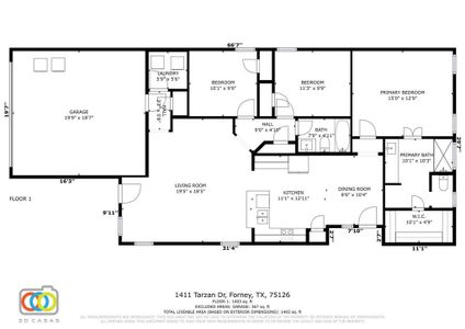 New construction Single-Family house 1411 Tarzan Drive, Forney, TX 75126 - photo 2 2