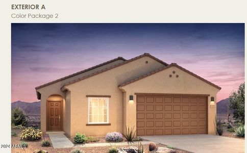 New construction Single-Family house 24377 W Flores Drive, Buckeye, AZ 85326 Marigold- photo 0