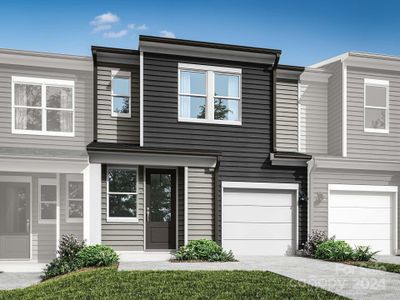 New construction Townhouse house 3315 Hutton Gardens Lane, Charlotte, NC 28269 - photo 0