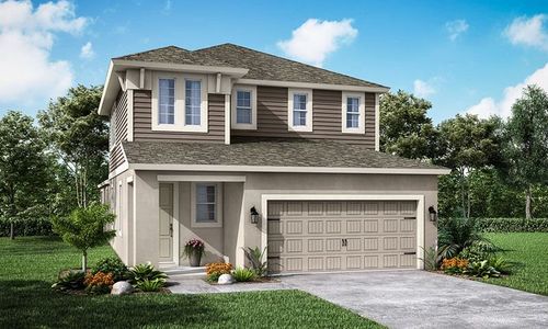 New construction Single-Family house Sandhill, 2553 Village Lakes Boulevard, Lakeland, FL 33805 - photo