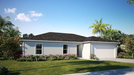 New construction Single-Family house Evergreen Street, Ormond Beach, FL 32117 The 1273- photo 0