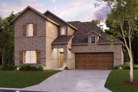 New construction Single-Family house 7404 South Oakleaf Trail, Argyle, TX 76226 Livingston - 40' Smart Series- photo 0 0