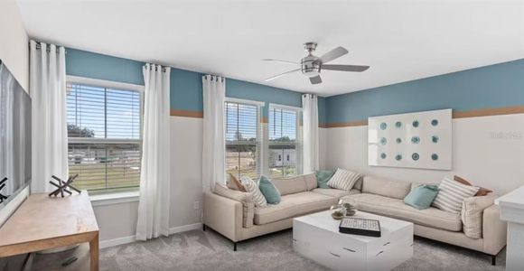 Model Home Design Only. Pictures and furnishings are for illustrative purposes only. Elevations, colors and options may vary. Furniture is for model home staging only.