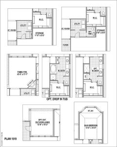 New construction Single-Family house 117 Tierra Blanca Lane, Rhome, TX 76078 Plan 1519- photo 2 2