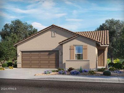 New construction Single-Family house 42015 W Celebration Lane, Maricopa, AZ 85138 Isley- photo 0