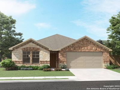 New construction Single-Family house 556 Shelton Pass, Cibolo, TX 78108 The Greenville (C400)- photo 0