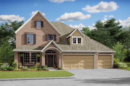 New construction Single-Family house 11911 Oakwood Drive, Mont Belvieu, TX 77535 Easton II- photo 0 0