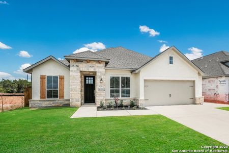 New construction Single-Family house 12551 Silver Pass, San Antonio, TX 78254 Calvert (2539-CM-45 ELE-A)- photo 0