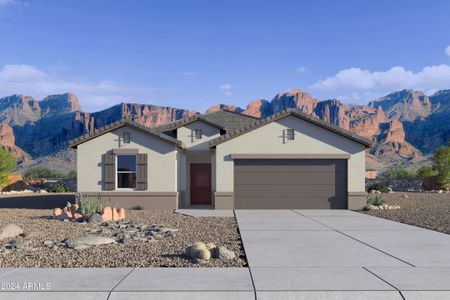 New construction Single-Family house 1124 W Chimes Tower Drive, Casa Grande, AZ 85122 Elgin- photo 0