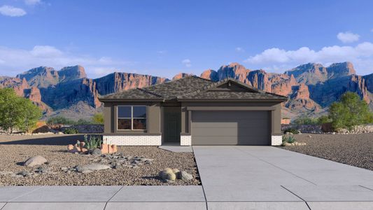 New construction Single-Family house 1654 W Sombra Ave, Apache Junction, AZ 85120 Harris- photo 0